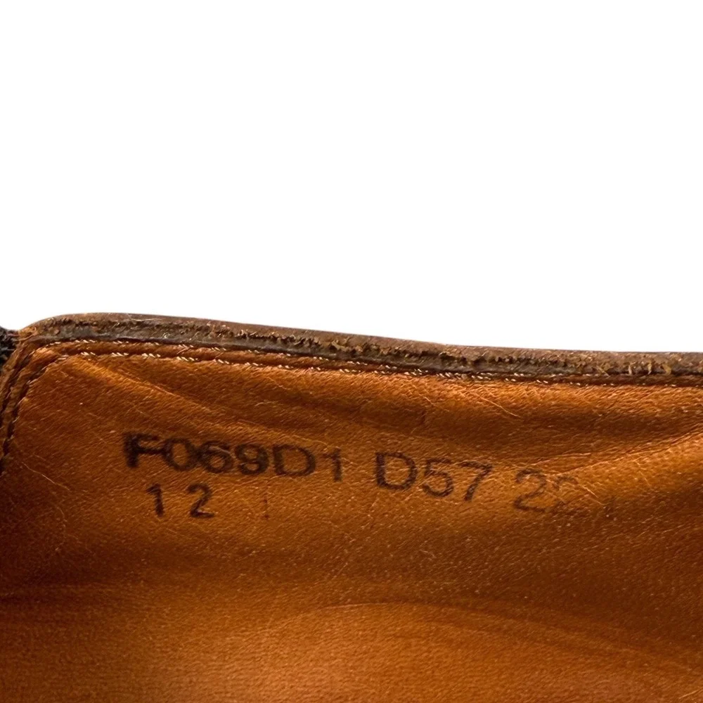 John Varvatos Men Shoes Slip On Leather Loafers Brown Made In Italy 12
